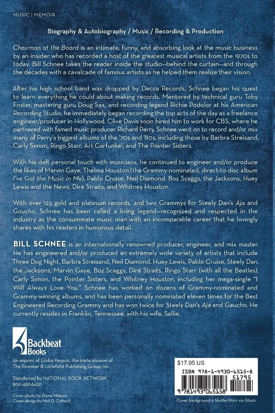Rückseite: 9781493065158 | Chairman at the Board | Recording the Soundtrack of a Generation