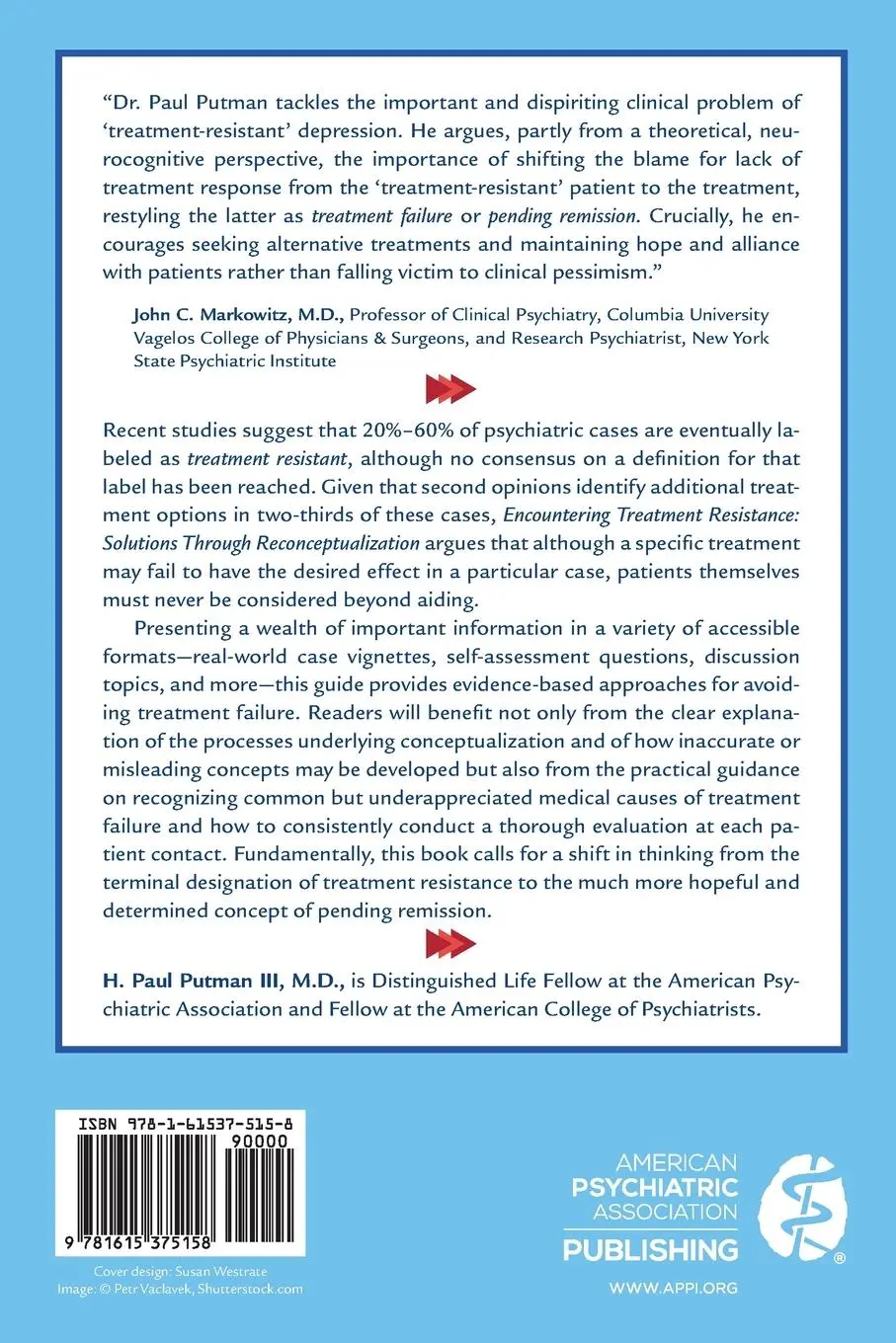 Rückseite: 9781615375158 | Encountering Treatment Resistance | H. Paul Putman Iii | Taschenbuch