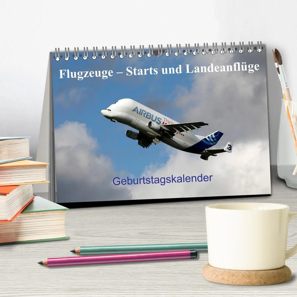 Bild: 9783457775158 | Flugzeuge - Starts und Landeanflüge Geburtstagsplaner...