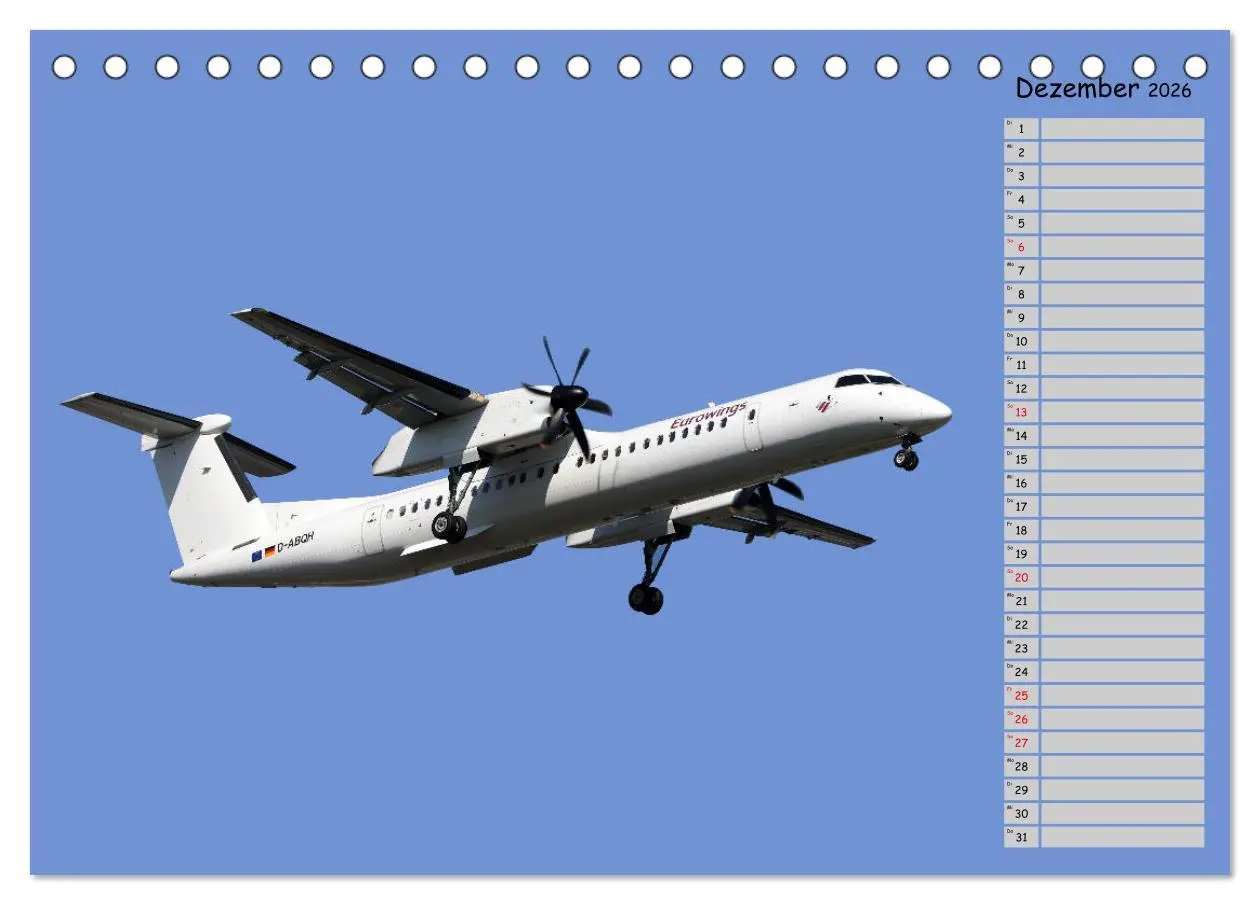 Bild: 9783457775158 | Flugzeuge - Starts und Landeanflüge Geburtstagsplaner...