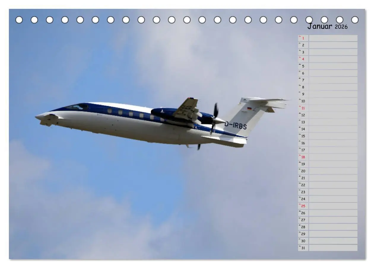 Bild: 9783457775158 | Flugzeuge - Starts und Landeanflüge Geburtstagsplaner...