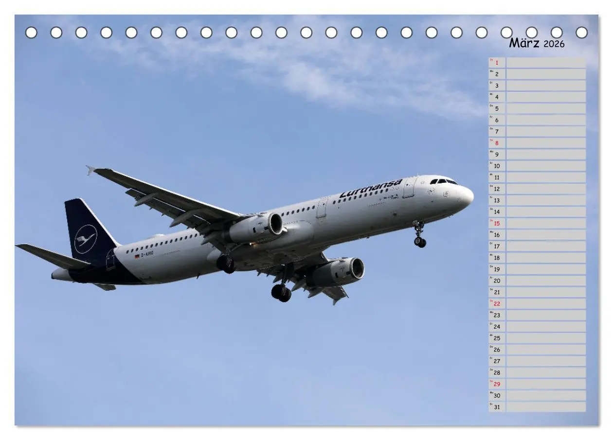 Bild: 9783457775158 | Flugzeuge - Starts und Landeanflüge Geburtstagsplaner...