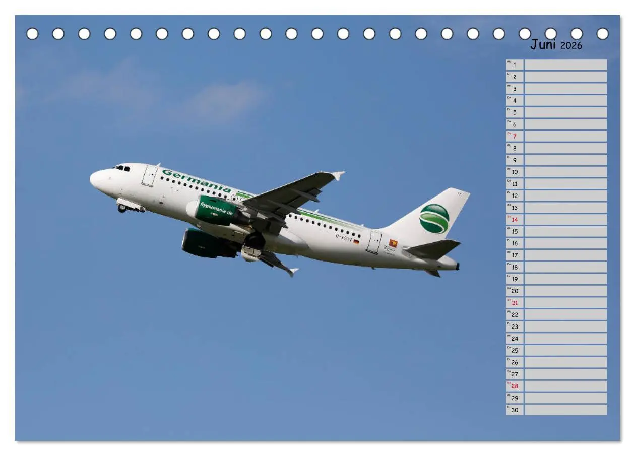 Bild: 9783457775158 | Flugzeuge - Starts und Landeanflüge Geburtstagsplaner...