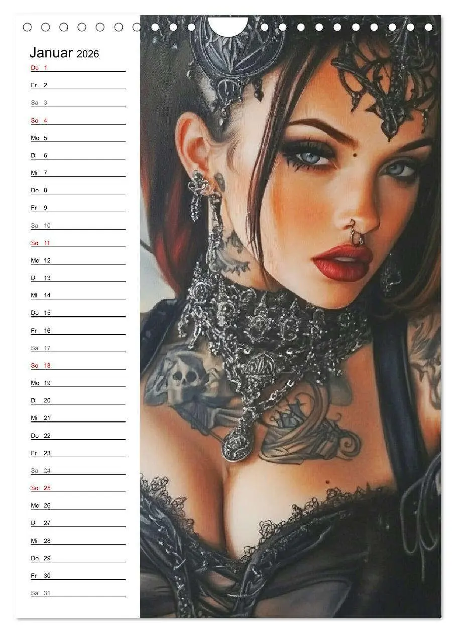 Bild: 9783516245158 | Sinnliche Kunst. Erotische Frauen Paintings (Wandkalender 2026 DIN...