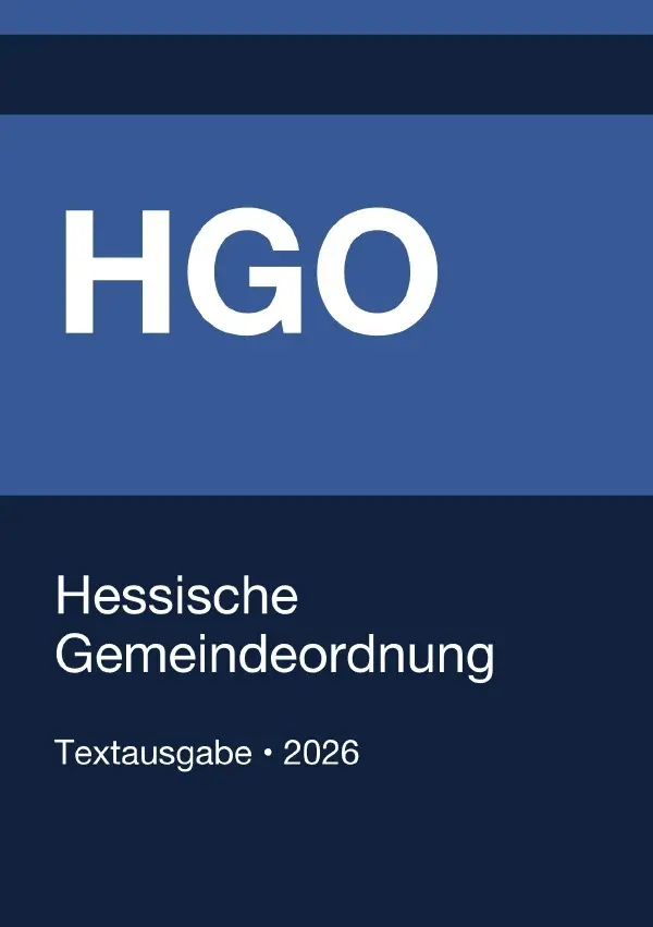 Cover: 9783565205158 | HGO - Hessische Gemeindeordnung 2026 | Gesetze24 Deutschland | Buch