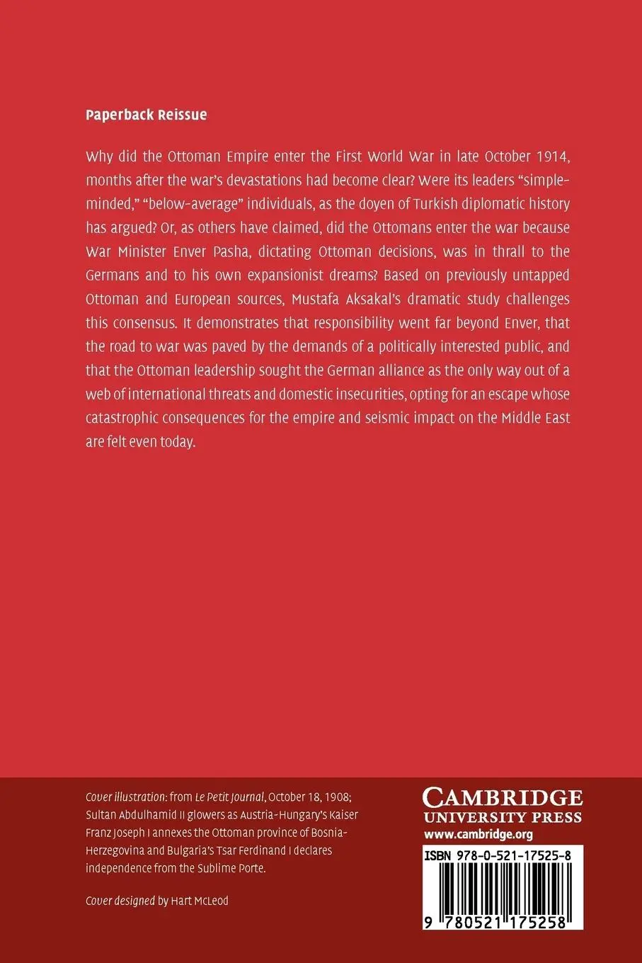 Rückseite: 9780521175258 | The Ottoman Road to War in 1914 | Mustafa Aksakal | Taschenbuch | 2010