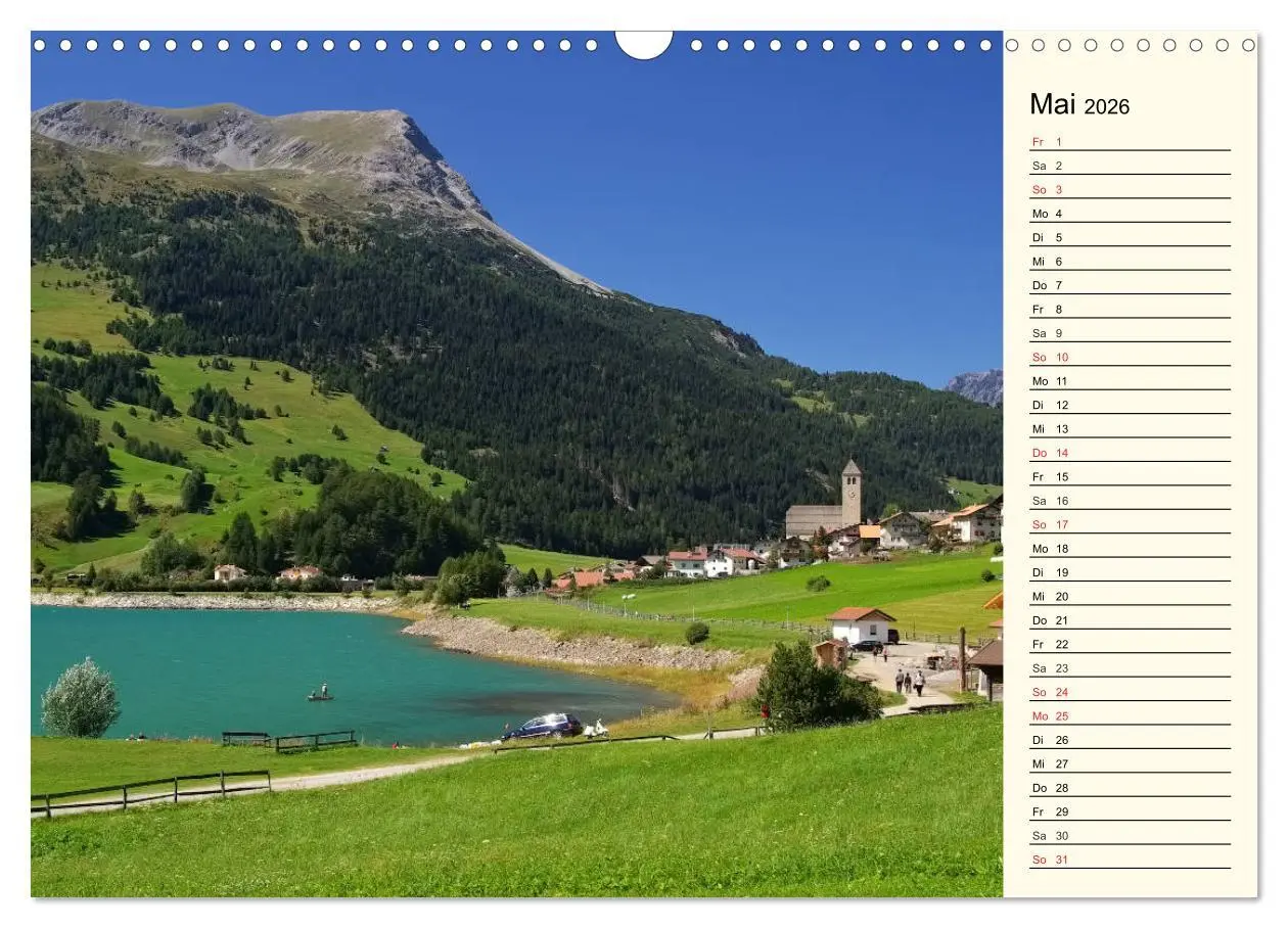 Bild: 9783457905258 | Vinschgau - Die Sonnenseite Südtirols (Wandkalender 2026 DIN A3...