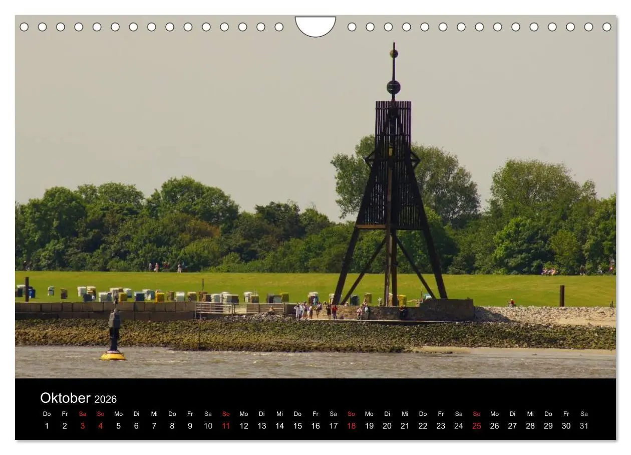 Bild: 9783516165258 | Cuxhaven an der Nordsee (Wandkalender 2026 DIN A4 quer), CALVENDO...