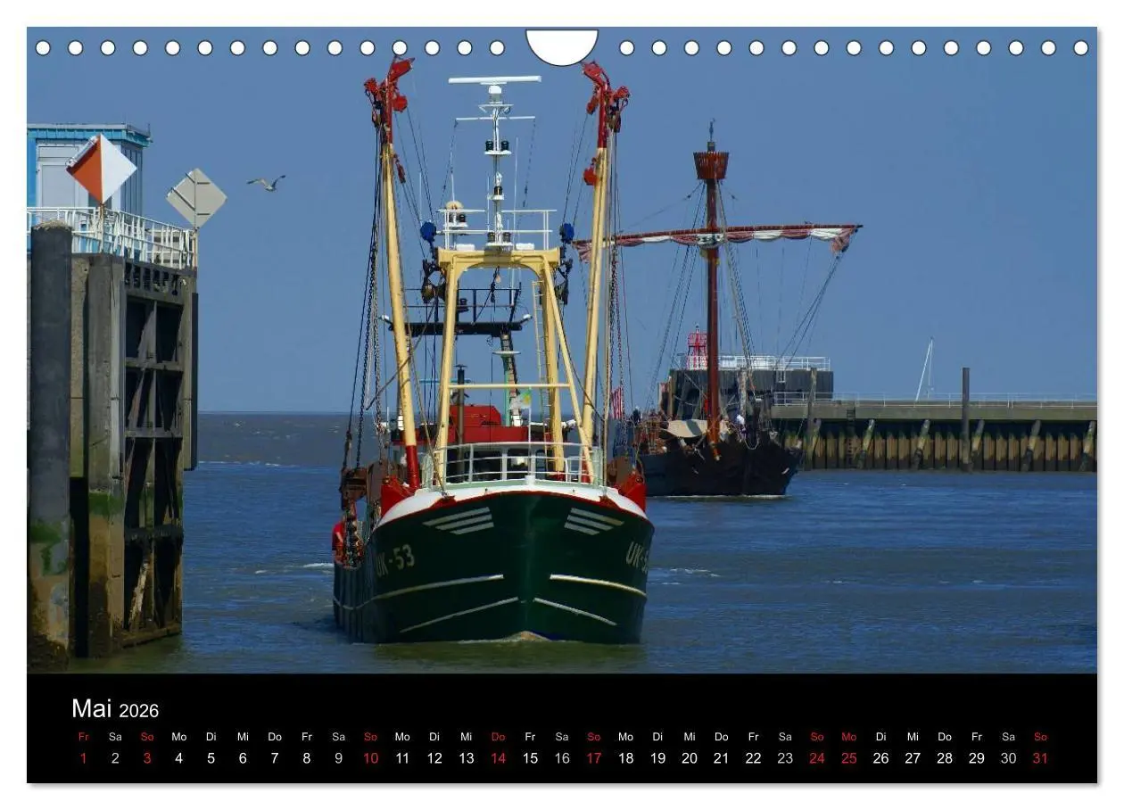 Bild: 9783516165258 | Cuxhaven an der Nordsee (Wandkalender 2026 DIN A4 quer), CALVENDO...