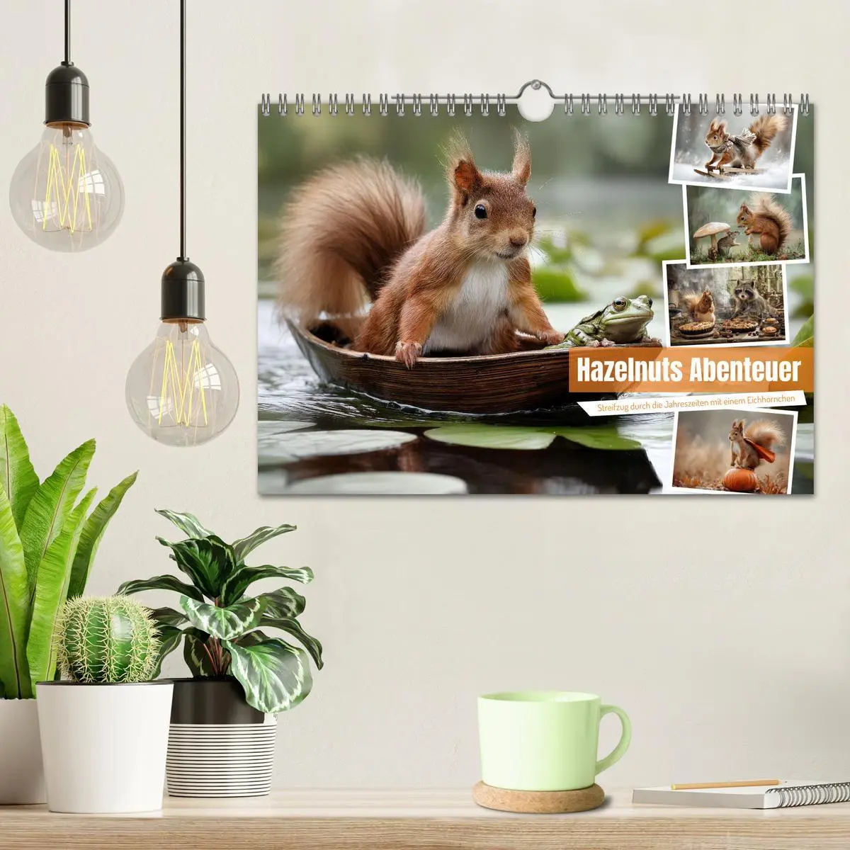 Bild: 9783516235258 | Hazelnuts Abenteuer (Wandkalender 2026 DIN A4 quer), CALVENDO...