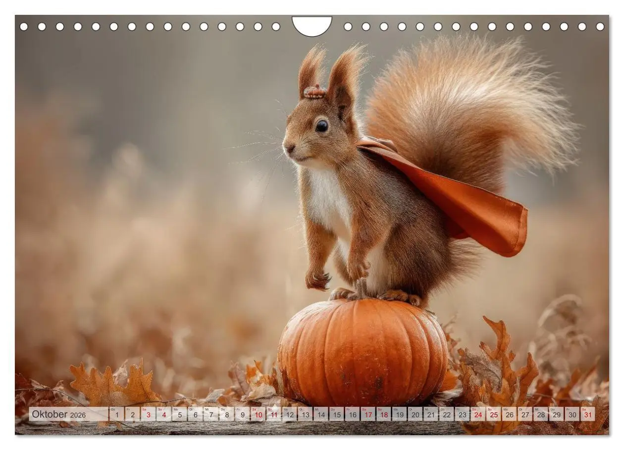 Bild: 9783516235258 | Hazelnuts Abenteuer (Wandkalender 2026 DIN A4 quer), CALVENDO...