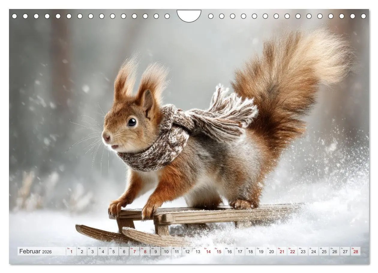 Bild: 9783516235258 | Hazelnuts Abenteuer (Wandkalender 2026 DIN A4 quer), CALVENDO...