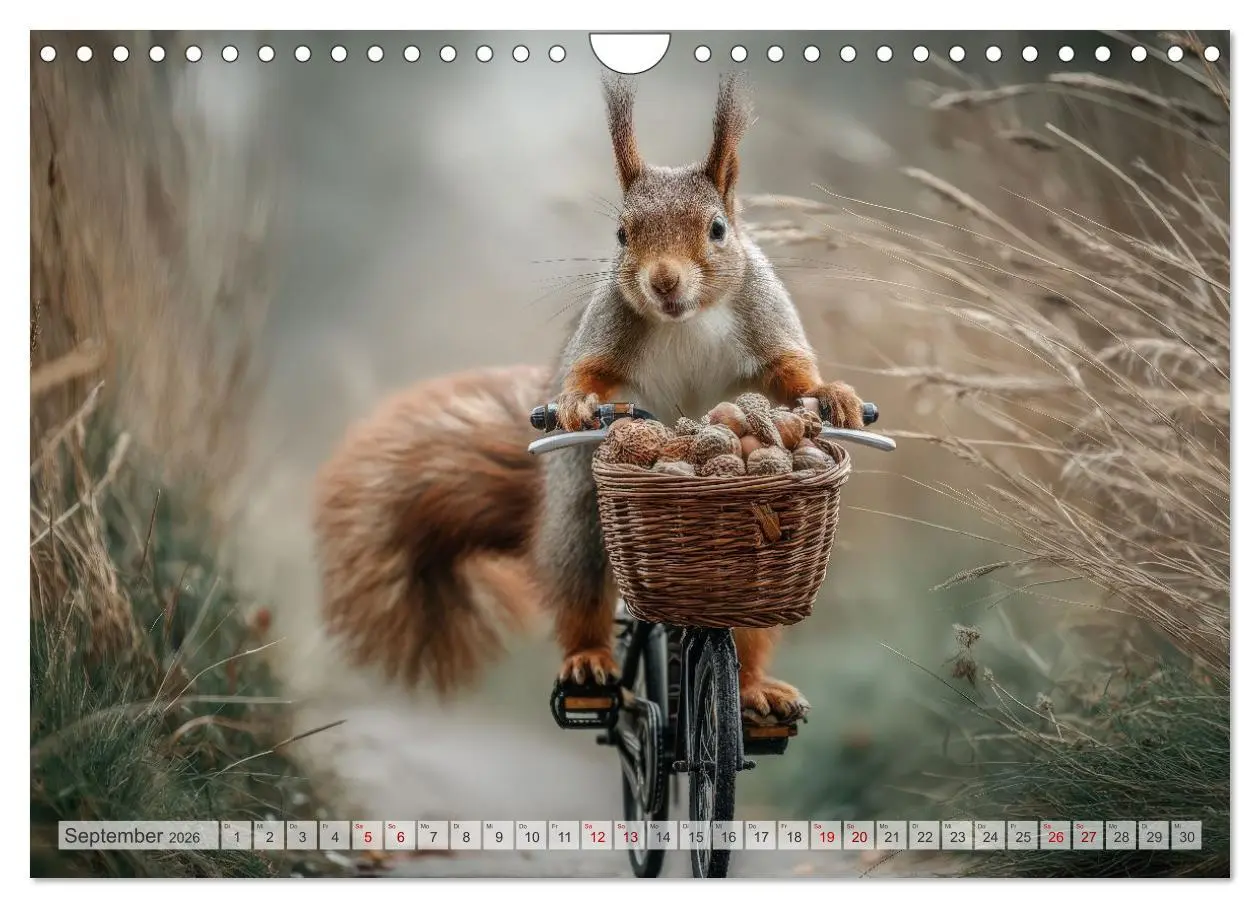 Bild: 9783516235258 | Hazelnuts Abenteuer (Wandkalender 2026 DIN A4 quer), CALVENDO...