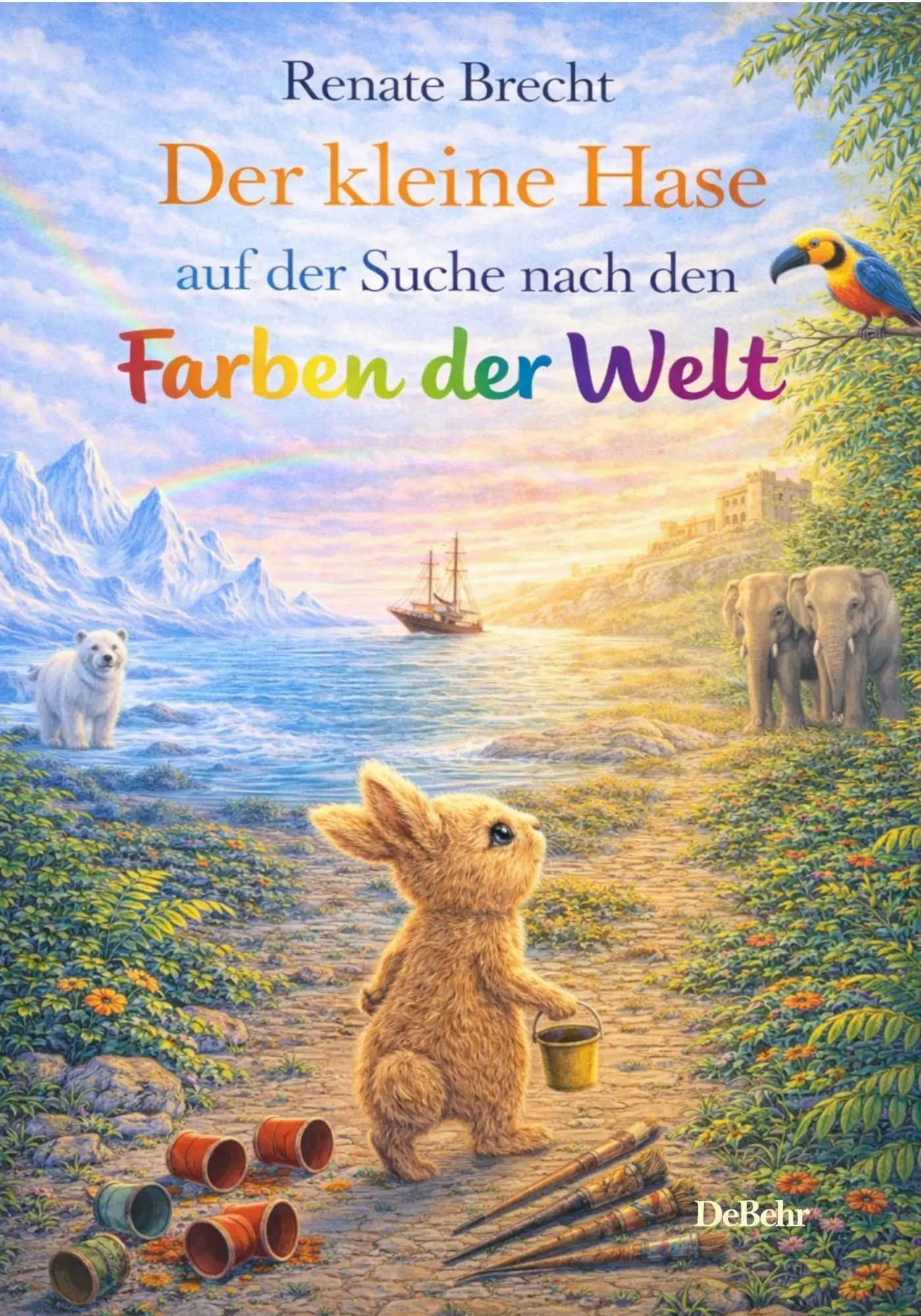 Cover: 9783987275258 | Der kleine Hase auf der Suche nach den Farben der Welt | Renate Brecht
