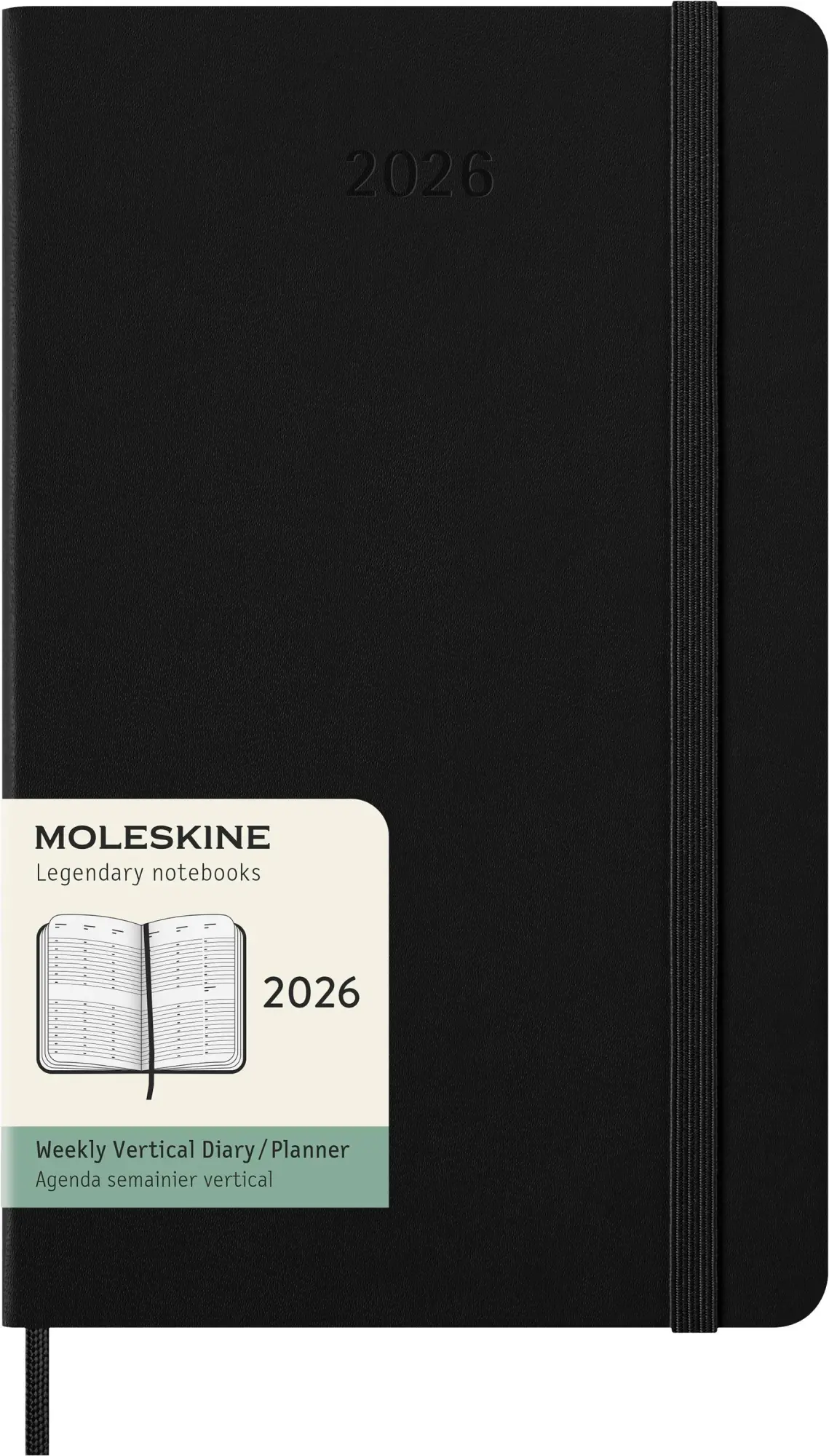 Bild: 8056999275358 | Moleskine 12 Monate Wochenkalender 2026, Large/A5, 1 Wo = 2 Seiten,...