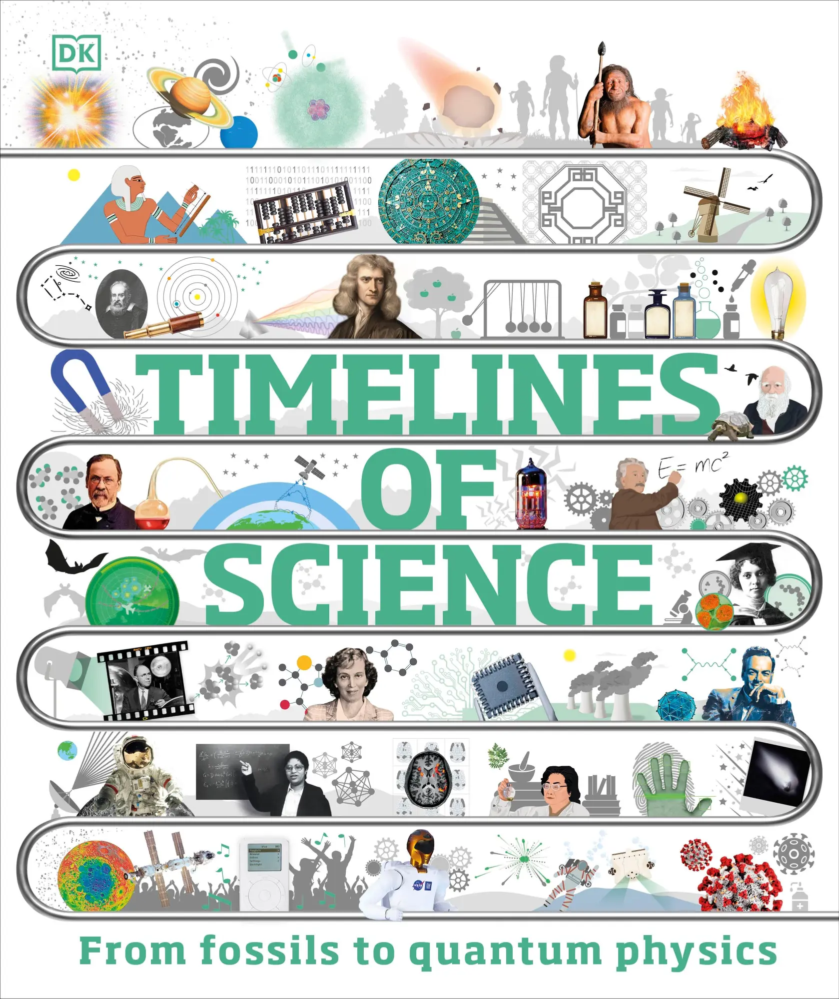 Cover: 9780241515358 | Timelines of Science | From Fossils to Quantum Physics | Ball (u. a.)