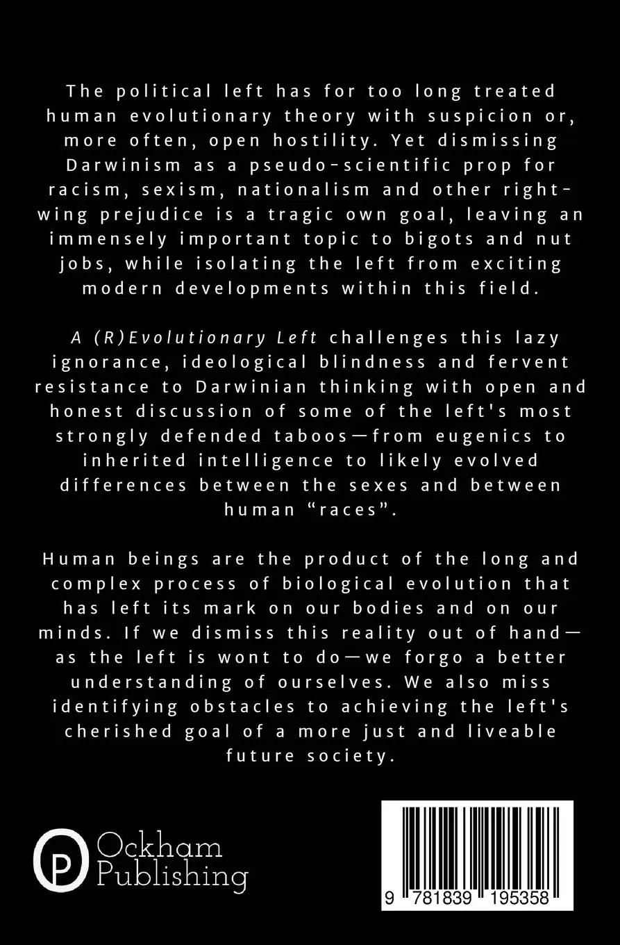Rückseite: 9781839195358 | A (R)Evolutionary Left | Why The Woke Must Wake Up to Darwin | Lindt