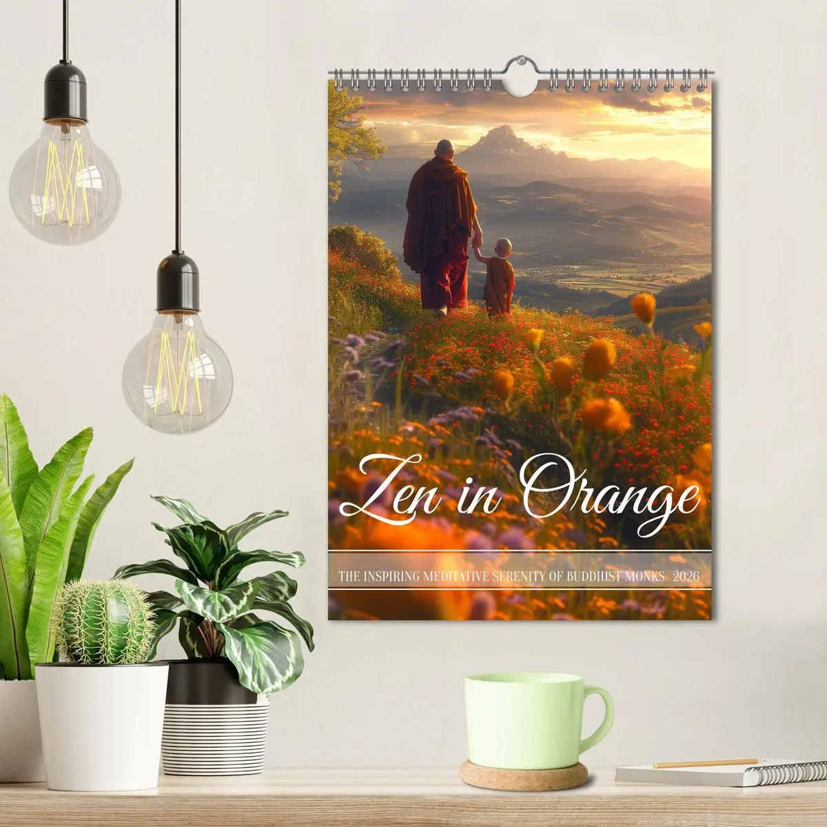 Bild: 9783516535358 | Zen in Orange (Wall Calendar 2026 DIN A4 portrait), CALVENDO 12...