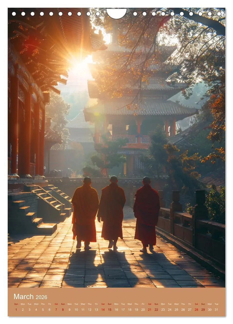 Bild: 9783516535358 | Zen in Orange (Wall Calendar 2026 DIN A4 portrait), CALVENDO 12...