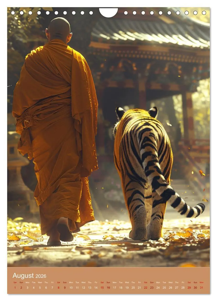 Bild: 9783516535358 | Zen in Orange (Wall Calendar 2026 DIN A4 portrait), CALVENDO 12...