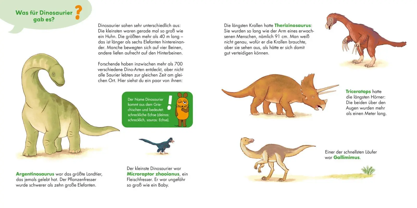 Bild: 9783551255358 | Frag doch mal ... die Maus: Dinosaurier | Petra Klose | Buch | 18 S.