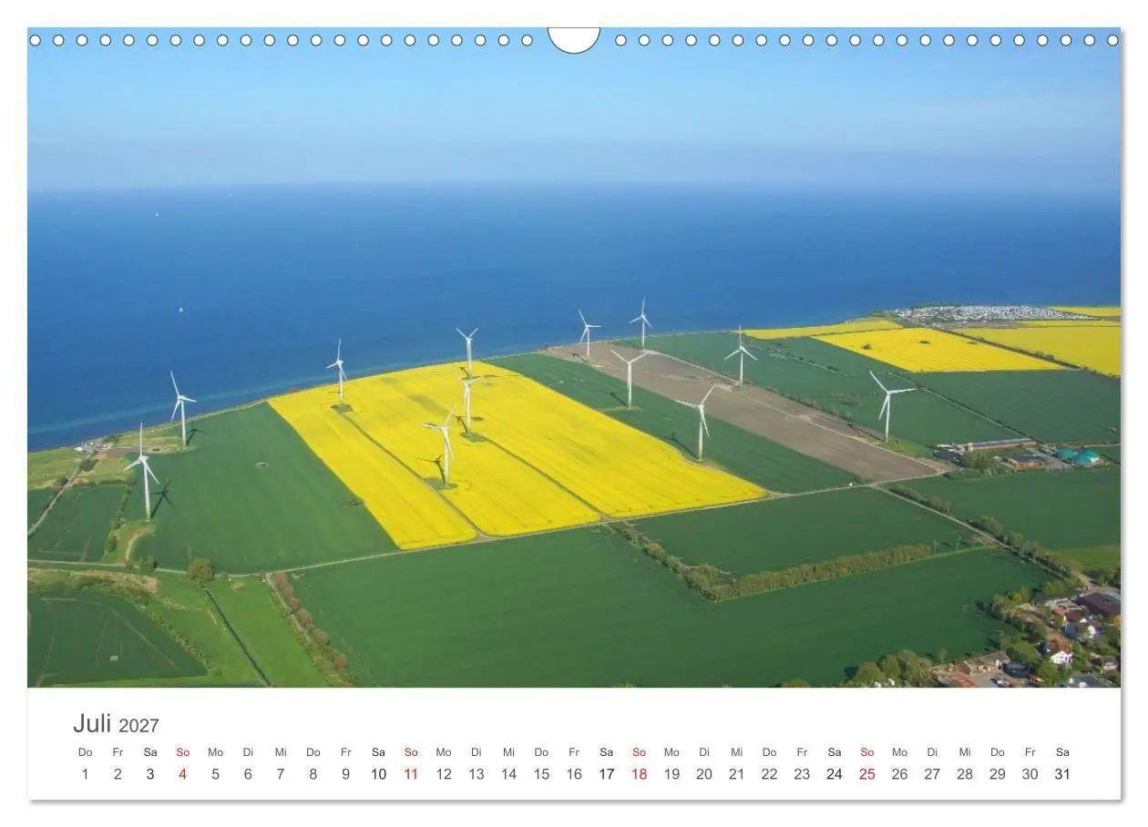 Bild: 9783569555358 | Fehmarn aus der Luft (Wandkalender 2027 DIN A3 quer), CALVENDO...