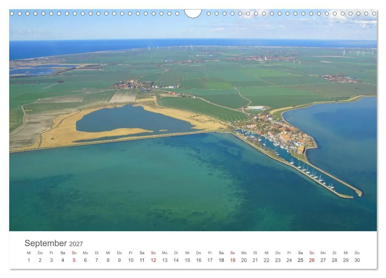 Bild: 9783569555358 | Fehmarn aus der Luft (Wandkalender 2027 DIN A3 quer), CALVENDO...