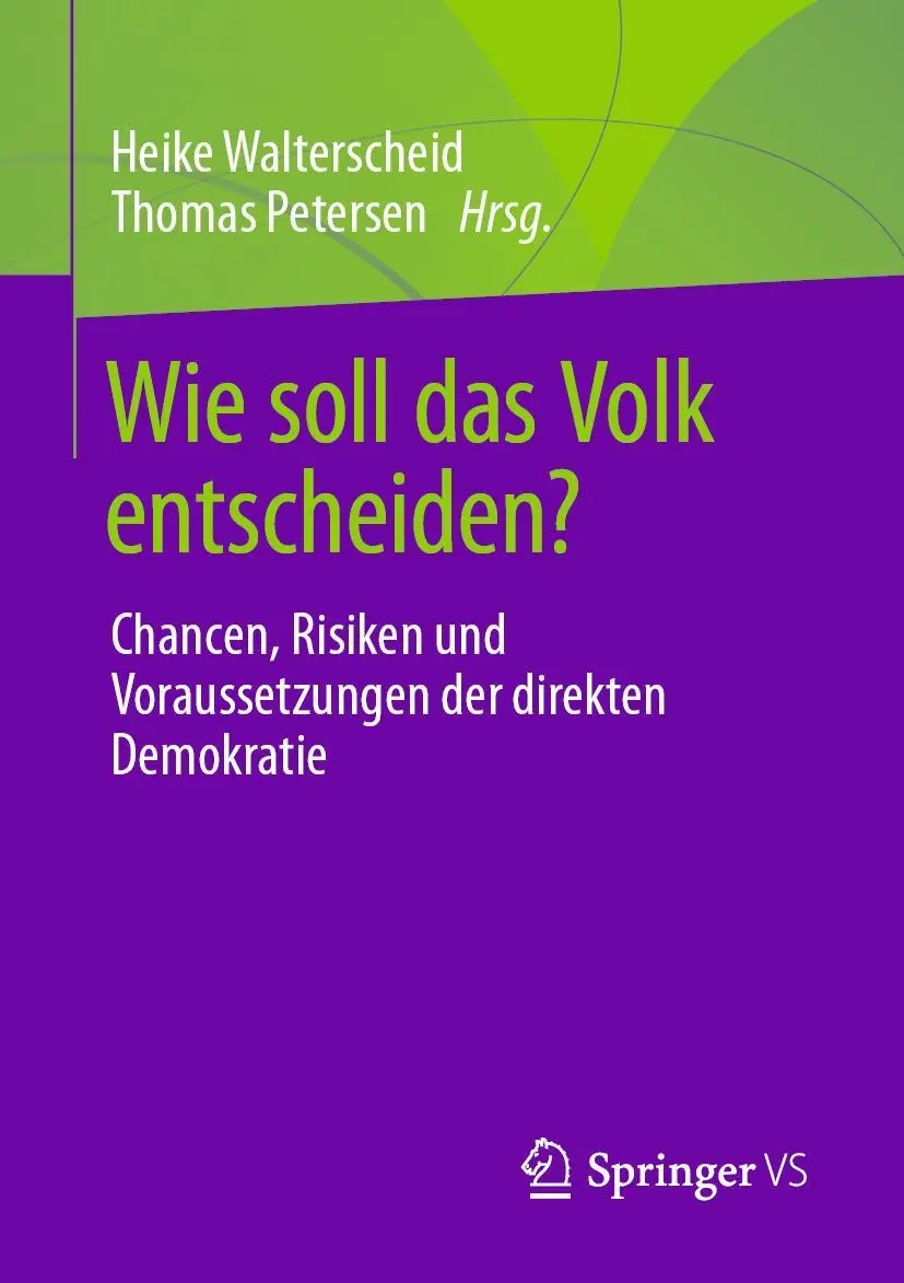 Cover: 9783658345358 | Wie soll das Volk entscheiden? | Thomas Petersen (u. a.) | Taschenbuch