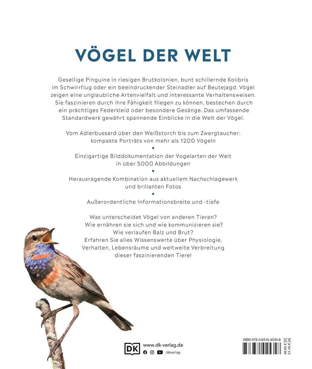Rückseite: 9783831045358 | Vögel | DK Verlag | Buch | Cover mit Folienveredlung | 512 S. | 2022