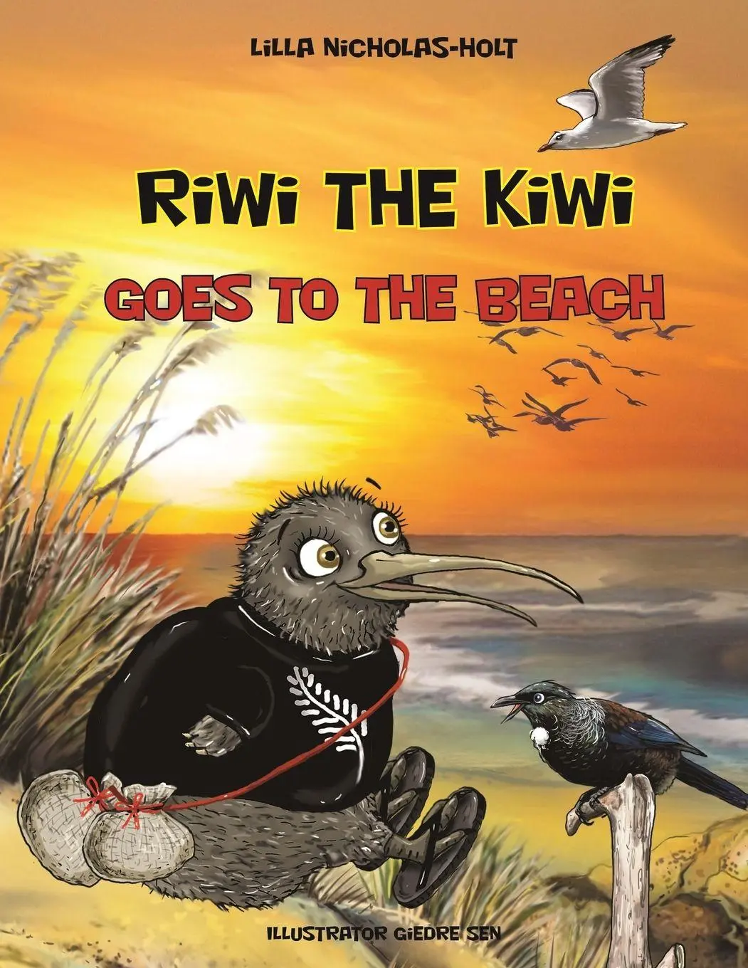 Cover: 9780473405458 | Riwi the Kiwi GOES TO THE BEACH | Lilla Nicholas-Holt | Taschenbuch