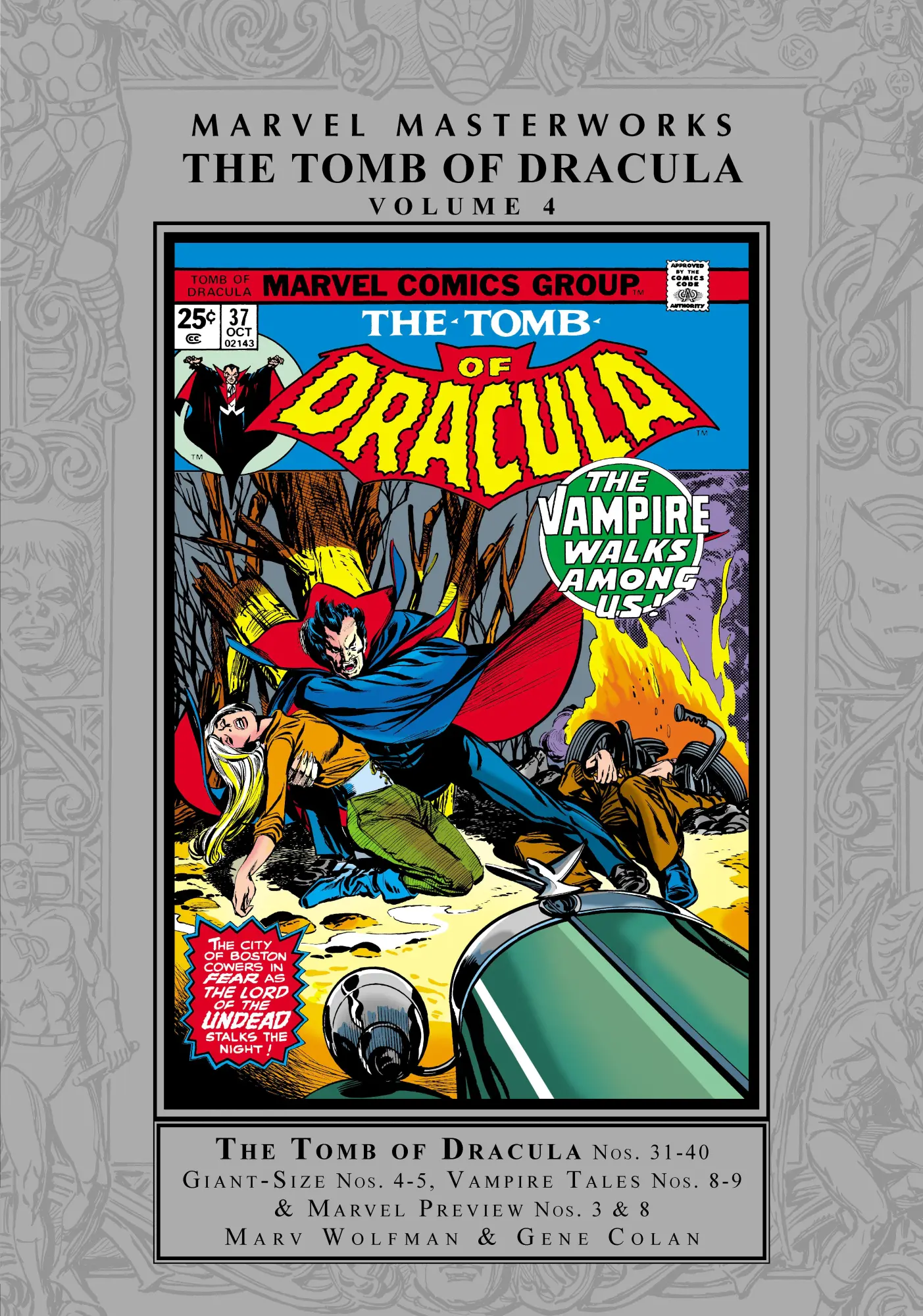 Cover: 9781302955458 | Marvel Masterworks: The Tomb of Dracula Vol. 4 | Marv Wolfman (u. a.)