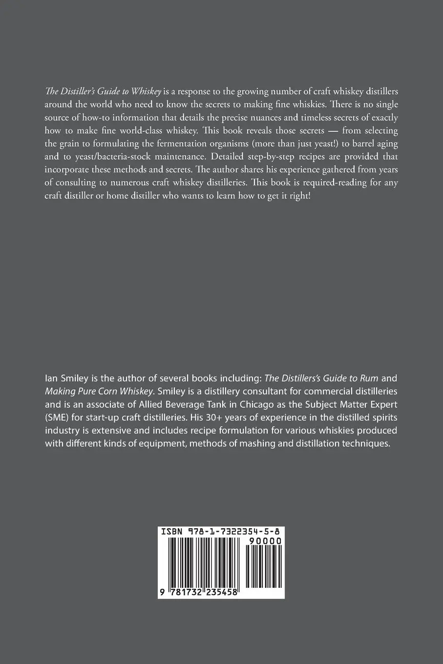 Rückseite: 9781732235458 | A Distiller's Guide to Whiskey | Ian Smiley | Taschenbuch | Englisch