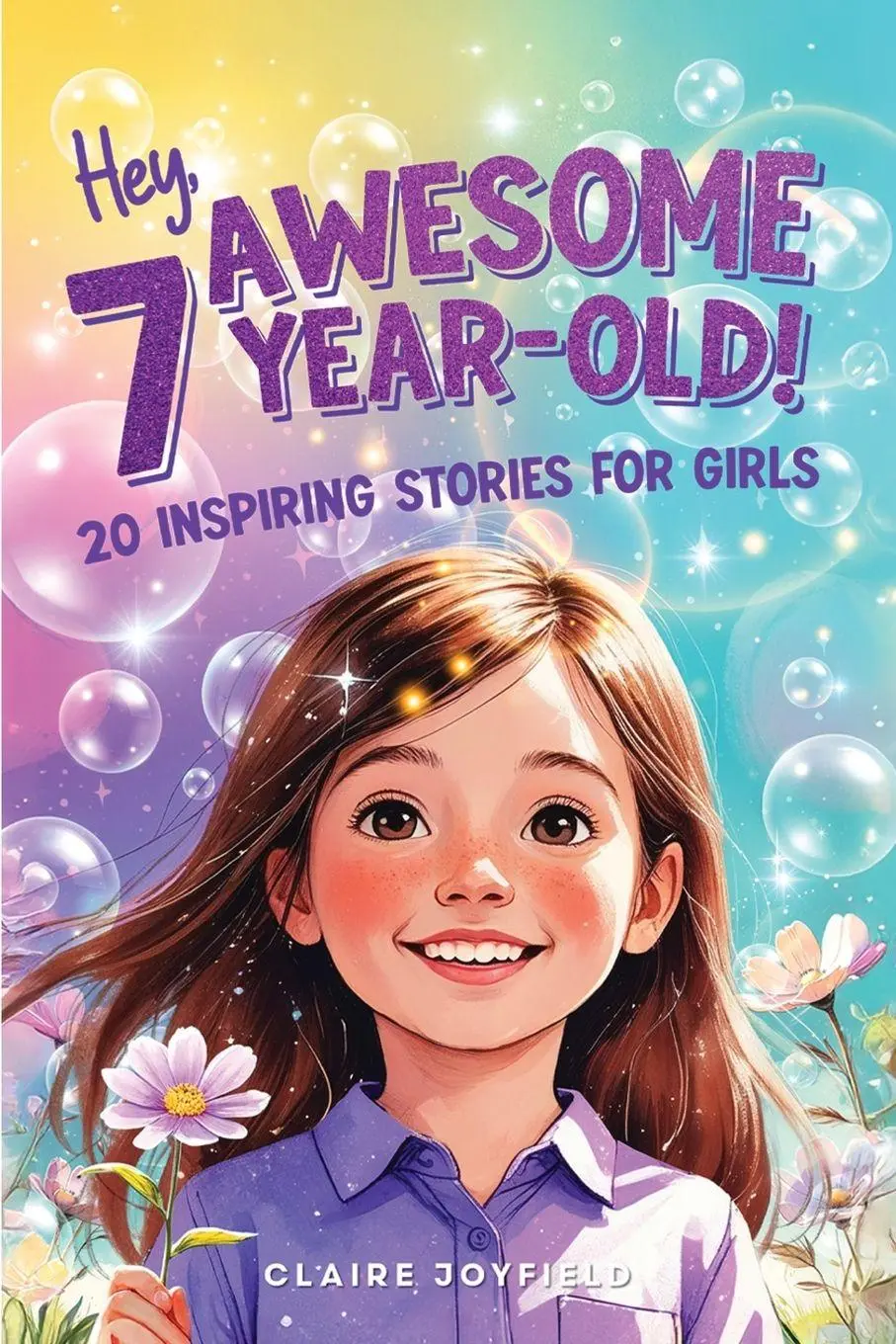 Cover: 9781957515458 | Hey Awesome 7 Year-Old! 20 Inspiring Stories for Girls | Joyfield