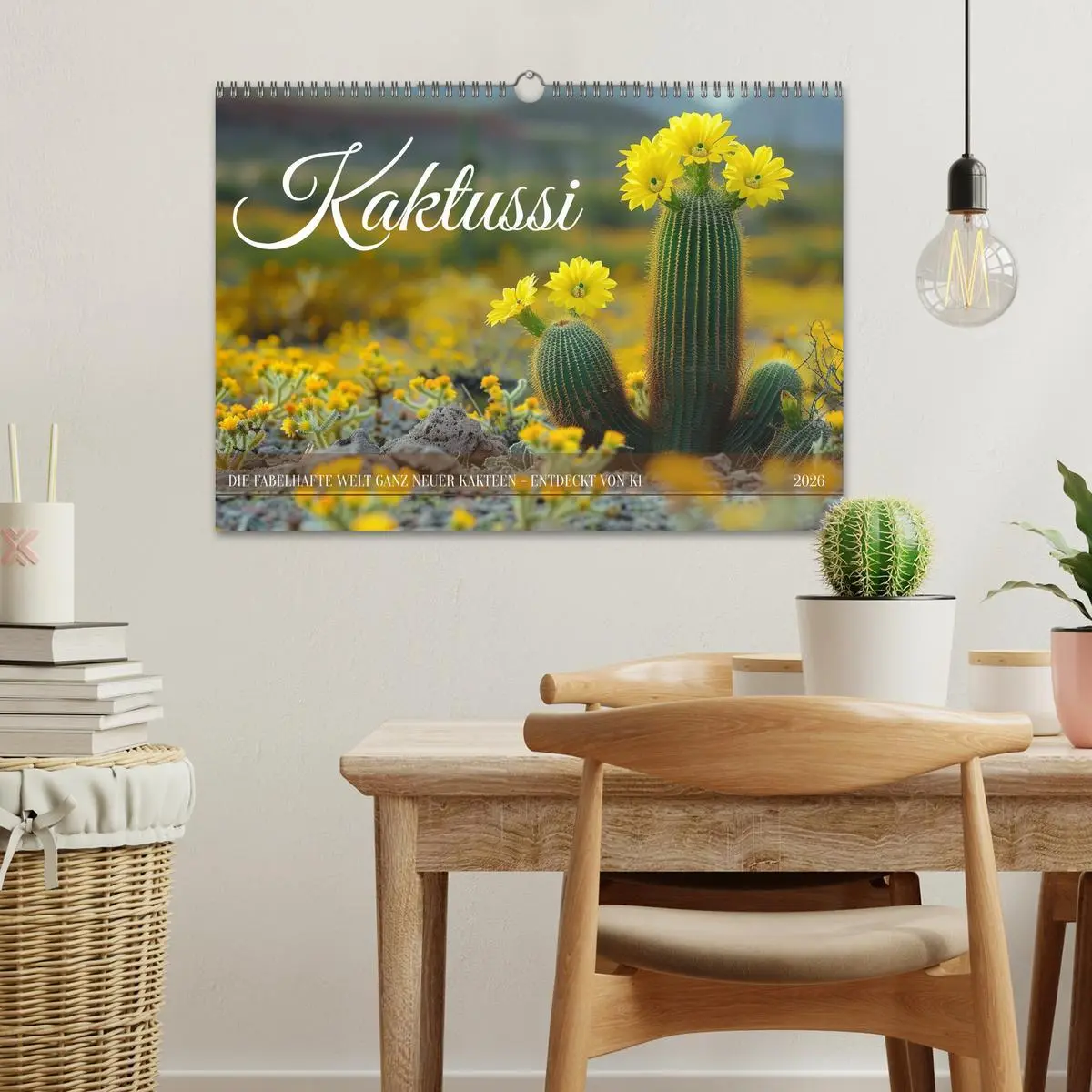 Bild: 9783457435458 | Kaktussi (Wandkalender 2026 DIN A3 quer), CALVENDO Monatskalender