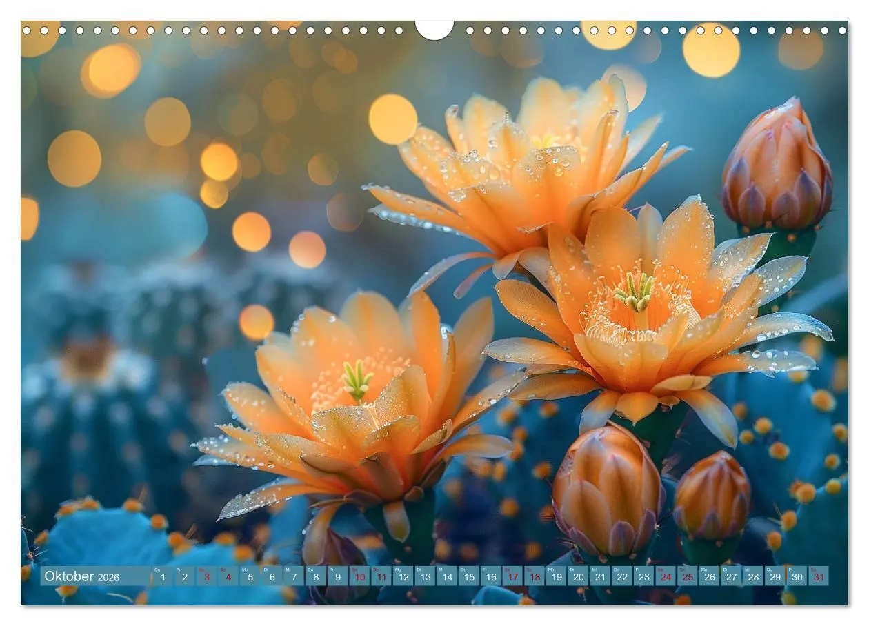 Bild: 9783457435458 | Kaktussi (Wandkalender 2026 DIN A3 quer), CALVENDO Monatskalender