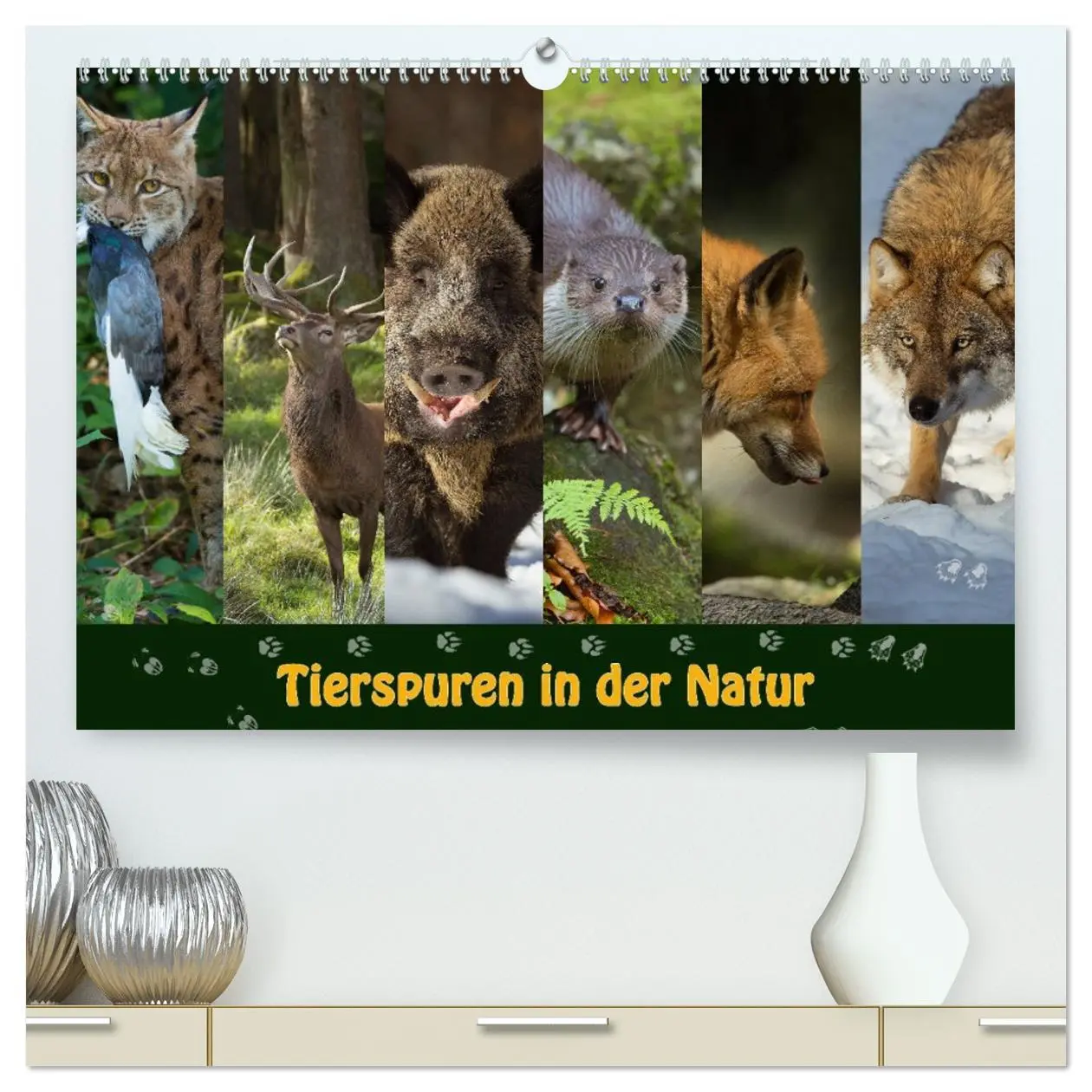 Cover: 9783457745458 | Tierspuren in der Natur (hochwertiger Premium Wandkalender 2026 DIN...