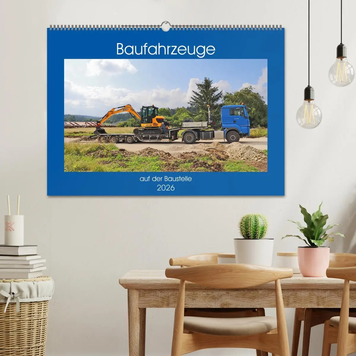 Bild: 9783457815458 | Baufahrzeuge auf der Baustelle (Wandkalender 2026 DIN A2 quer),...