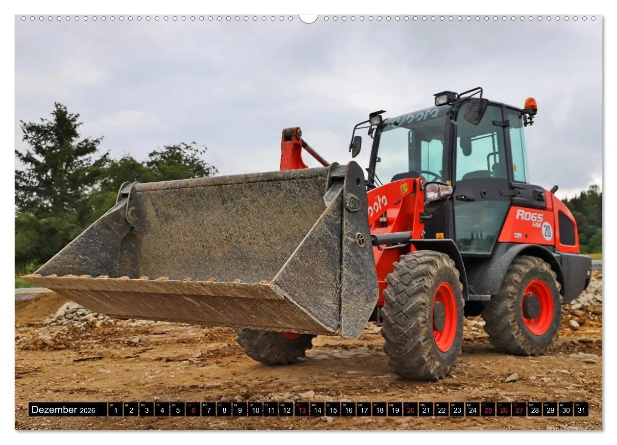 Bild: 9783457815458 | Baufahrzeuge auf der Baustelle (Wandkalender 2026 DIN A2 quer),...