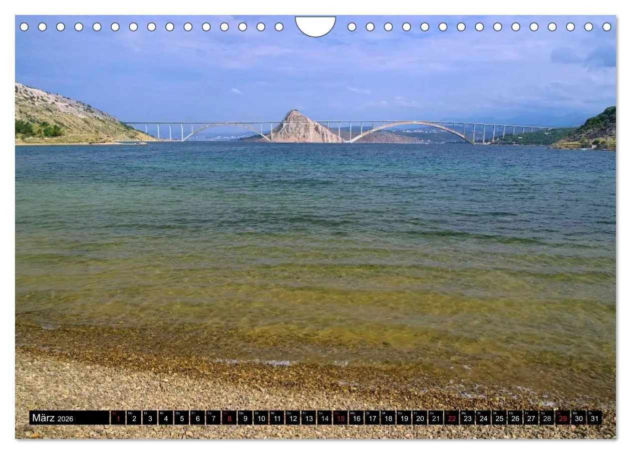 Bild: 9783516145458 | Kvarner Golf - Kroatien (Wandkalender 2026 DIN A4 quer), CALVENDO...