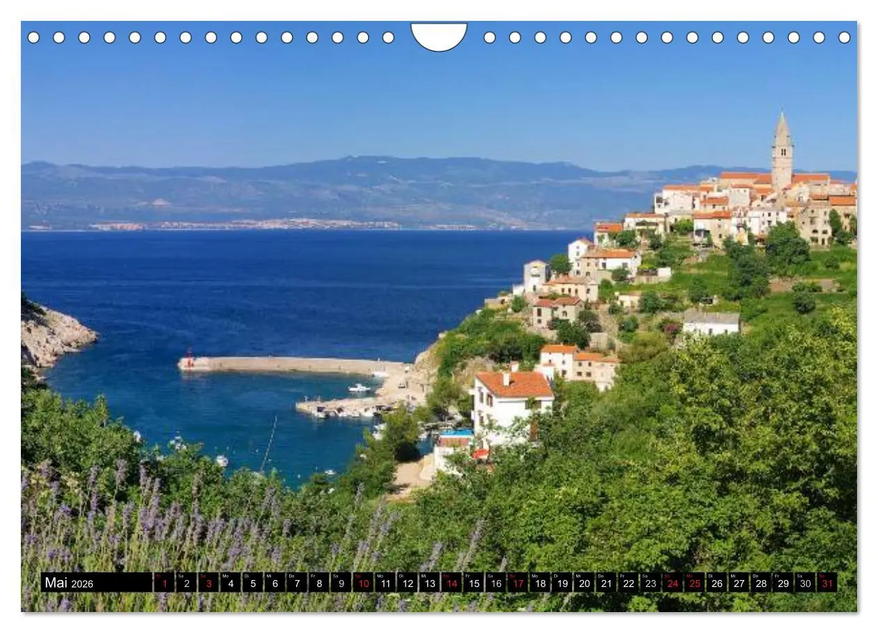 Bild: 9783516145458 | Kvarner Golf - Kroatien (Wandkalender 2026 DIN A4 quer), CALVENDO...