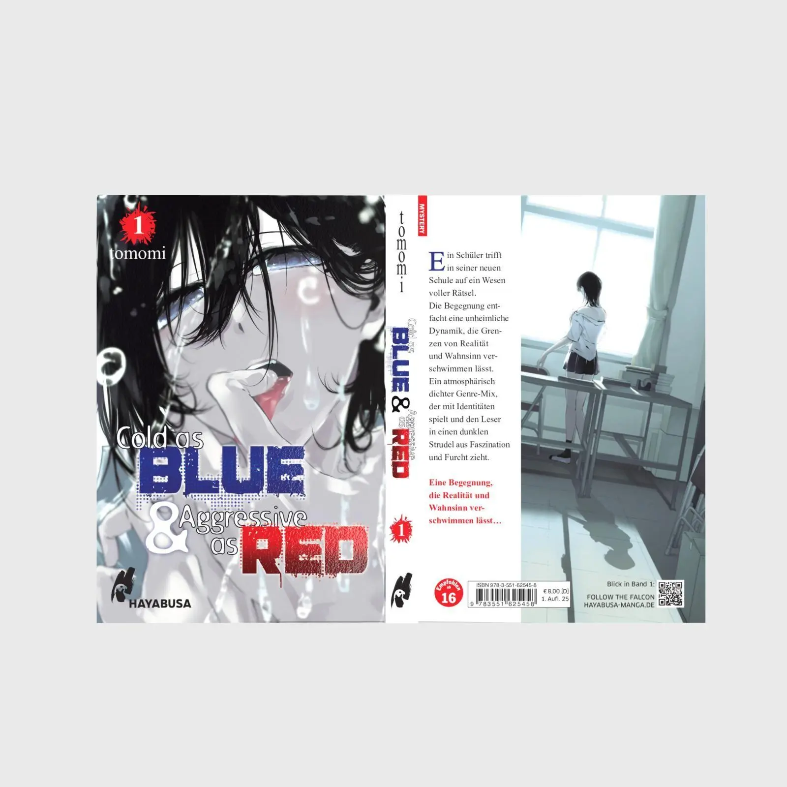 Bild: 9783551625458 | Cold as Blue &amp; Aggressive as Red 1 | Tomomi | Taschenbuch | 210 S.