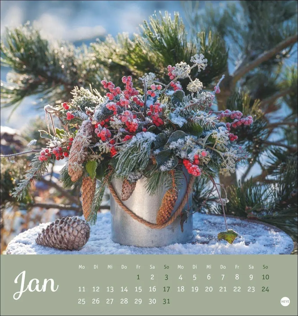 Bild: 9783756415458 | Herzliche Blumengrüße Postkartenkalender 2027 | Heye | Kalender | 2027