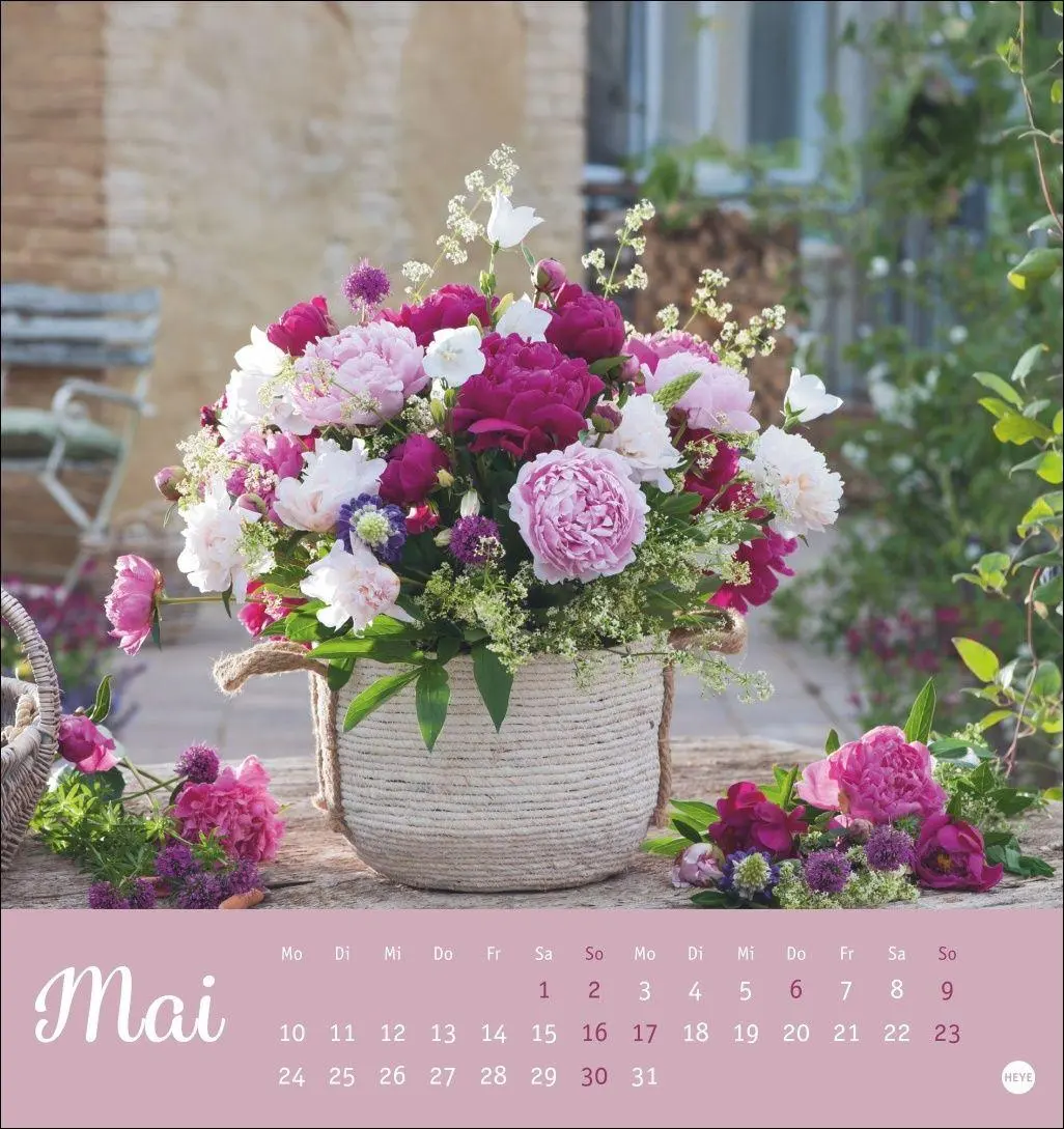 Bild: 9783756415458 | Herzliche Blumengrüße Postkartenkalender 2027 | Heye | Kalender | 2027