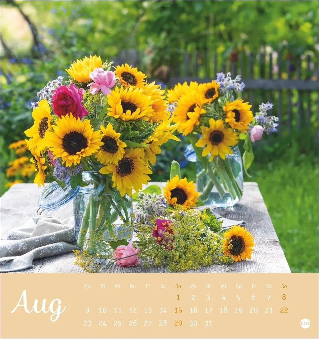 Bild: 9783756415458 | Herzliche Blumengrüße Postkartenkalender 2027 | Heye | Kalender | 2027