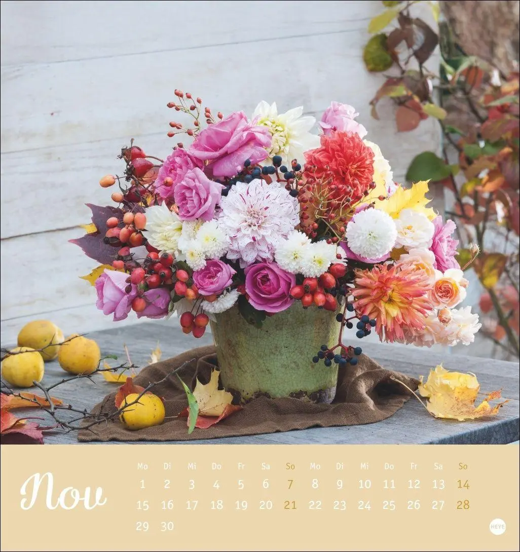 Bild: 9783756415458 | Herzliche Blumengrüße Postkartenkalender 2027 | Heye | Kalender | 2027