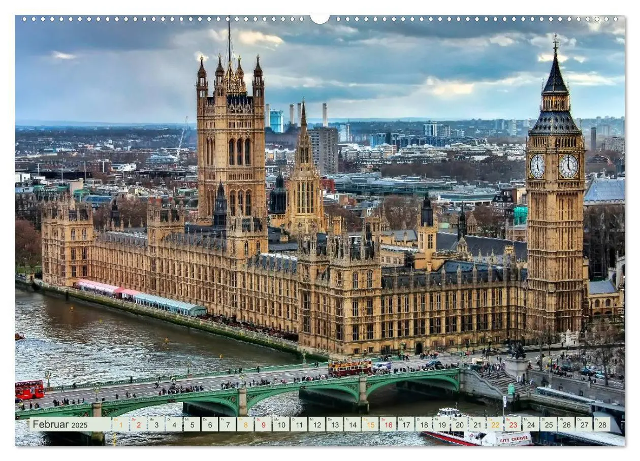 Bild: 9783435575558 | Bühne frei für London und die Themse (hochwertiger Premium...