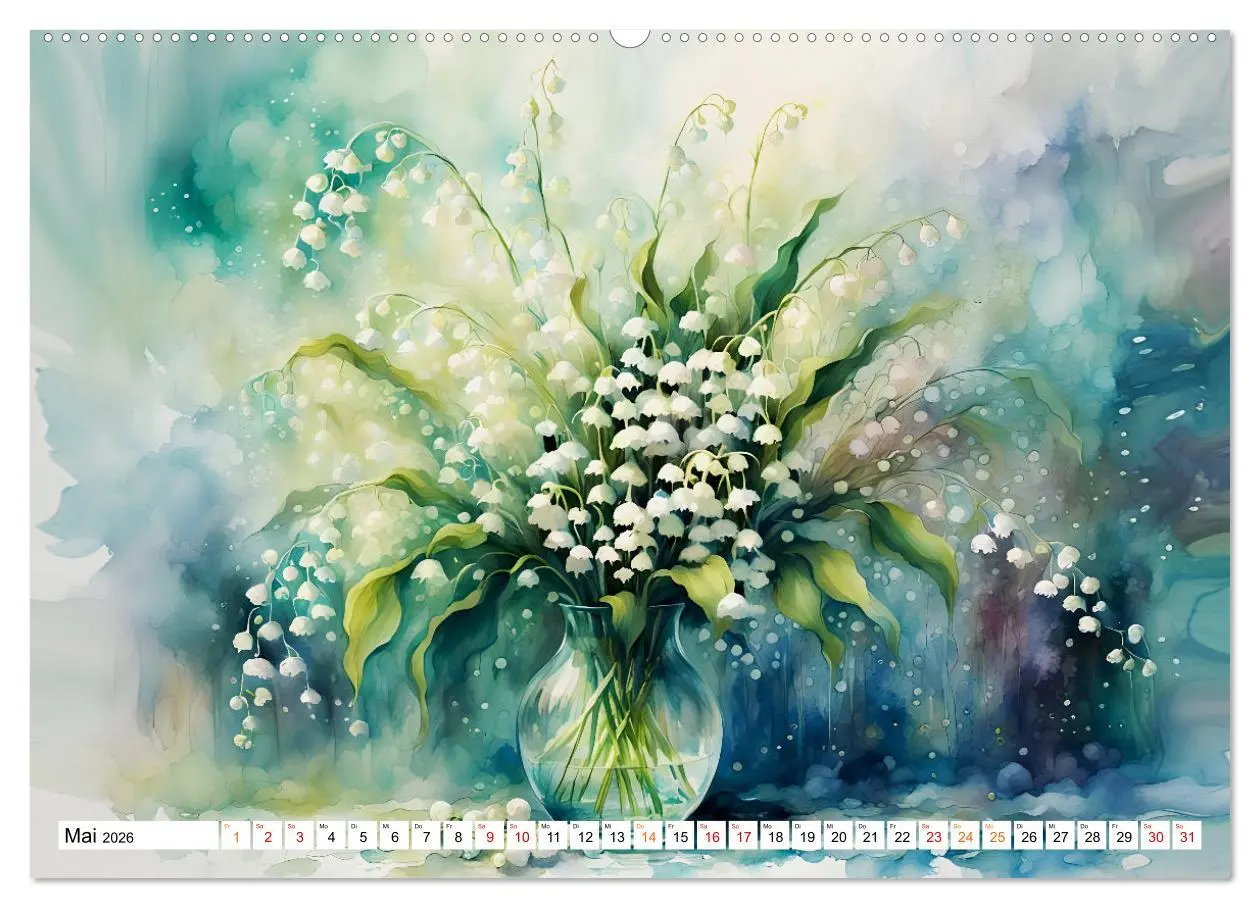 Bild: 9783457425558 | Blumenbuketts (hochwertiger Premium Wandkalender 2026 DIN A2 quer),...