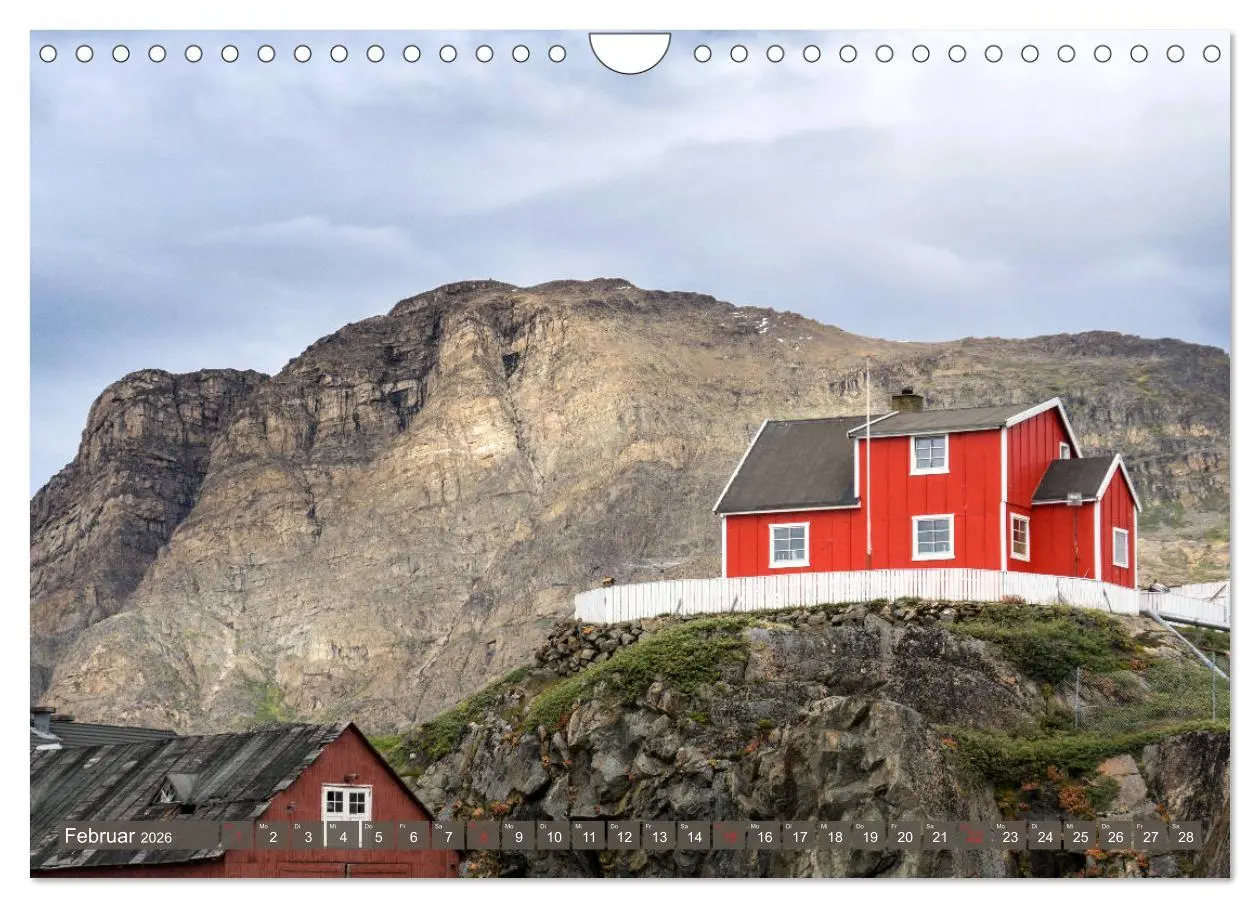 Bild: 9783457805558 | Grönland - Felsen, Eis und bunte Häuser (Wandkalender 2026 DIN A4...