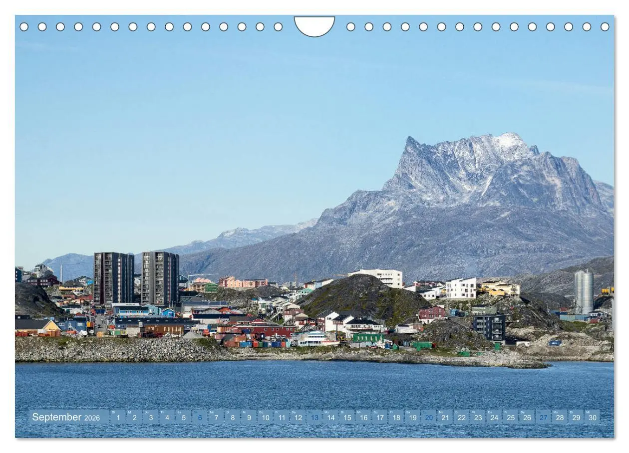 Bild: 9783457805558 | Grönland - Felsen, Eis und bunte Häuser (Wandkalender 2026 DIN A4...