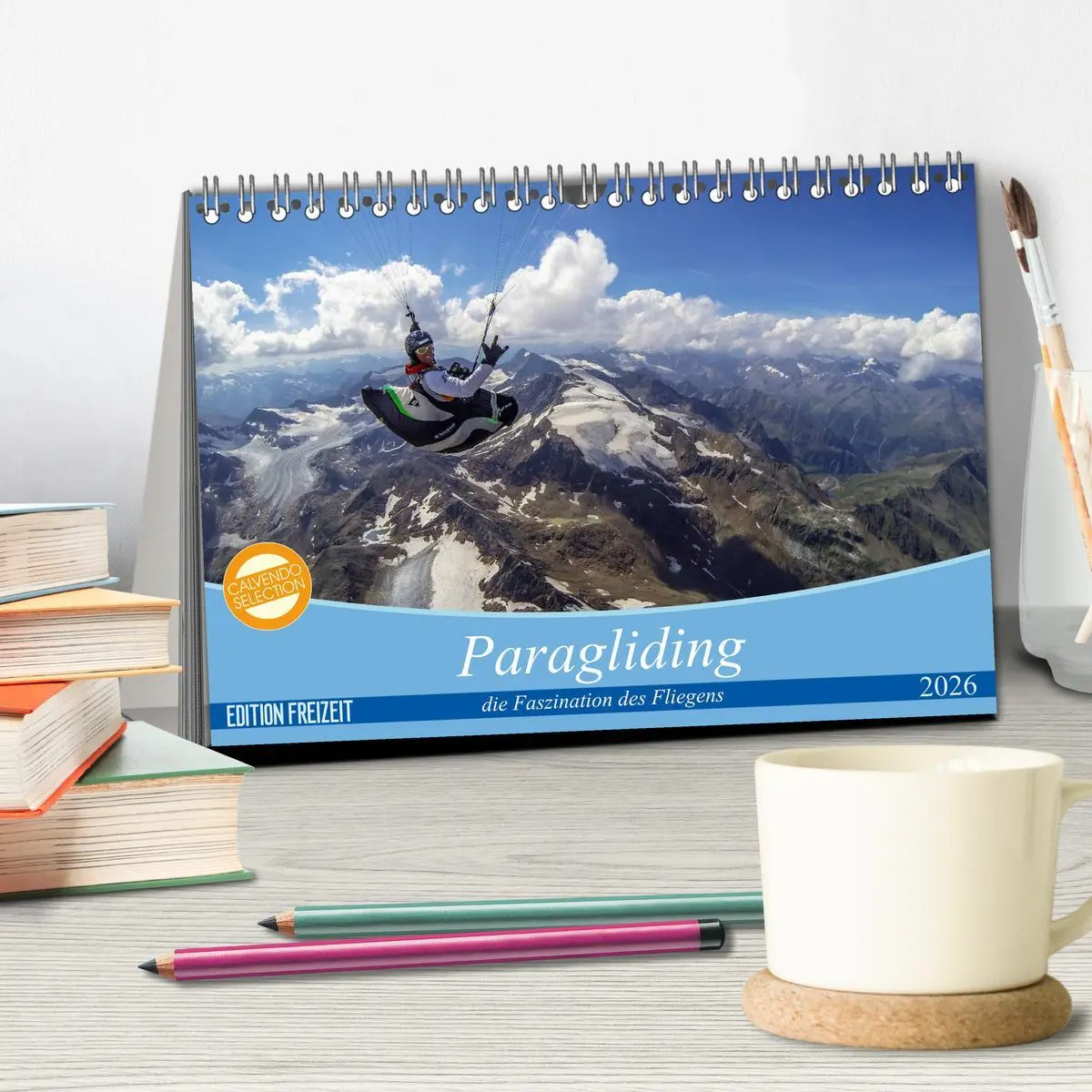 Bild: 9783457975558 | Paragliding - die Faszination des Fliegens (Tischkalender 2026 DIN...